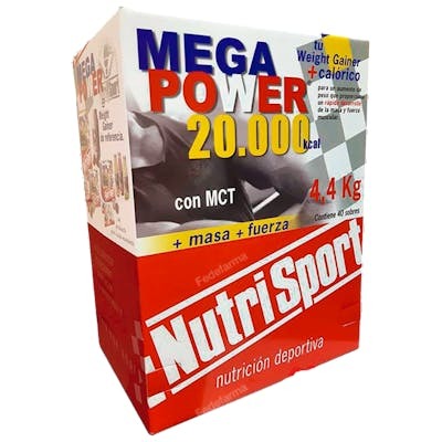 NUTRISPORT MEGAPOWER 20.000 CHOCOLATE 40sbrs.