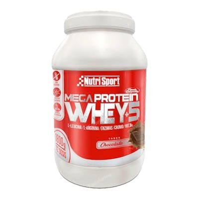 NUTRISPORT MEGA PROTEIN 5 WHEY VAINILLA 900GR