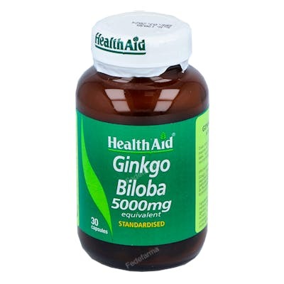 HEALTH AID GINKGO HOJA EXTESTAND 30CAPSULAS HEALTH AID