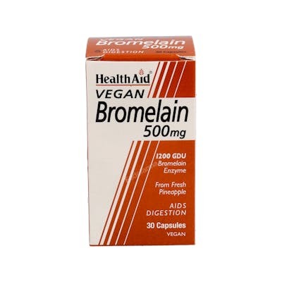 HEALTH AID BROMELINA 30CAPSULAS