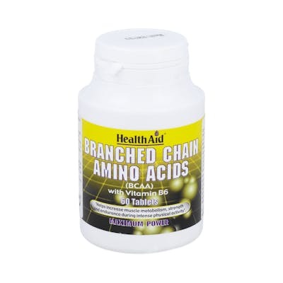 HEALTH AID BCAA BRANCHED CHAIN AMINO ACIDS 60comp. HEALTH AI