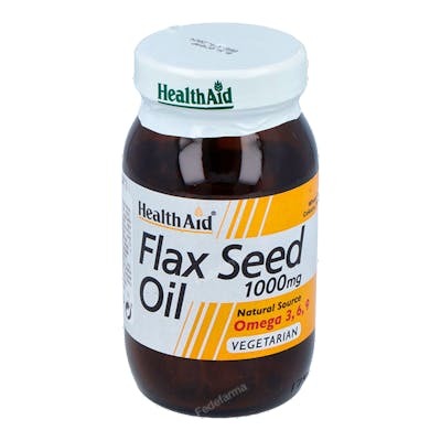 HEALTH AID ACEITE DE LINAZA FLAXSEED OIL 60CAPSULAS HEALTH AID