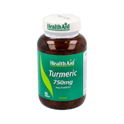HEALTH AID CURCUMA RAIZ (TURMERIC) 60COMPRIMIDOS HEALTH AID