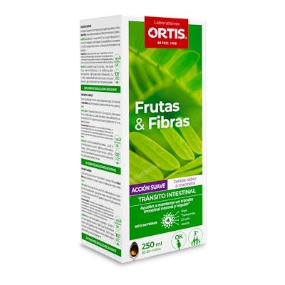 ORTIS FRUTAS & FIBRAS ACCION SUAVE JARABE JARABE 250ml