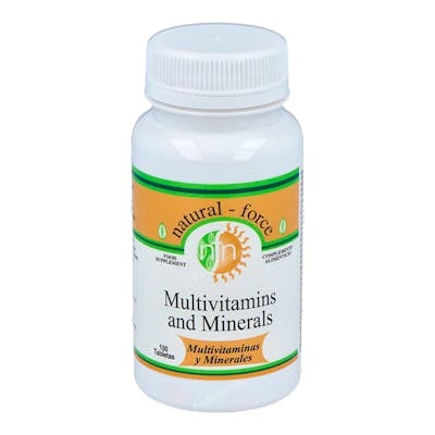 NUTRI-FORCE MULTIVITAMINAS Y MINERALES 100comp.