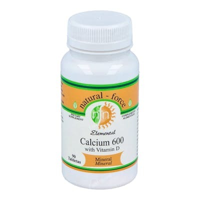 NUTRI-FORCE CALCIO 600mg.+VITAMINA D 90comp.