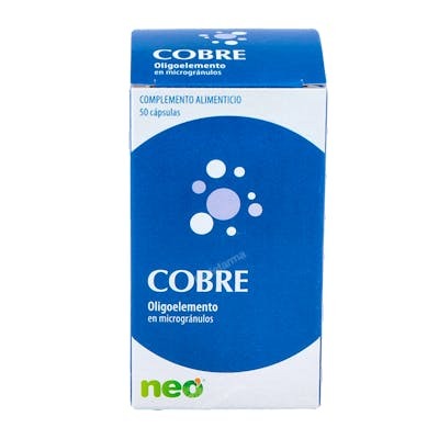 NEO COBRE microgranulos 50cap.