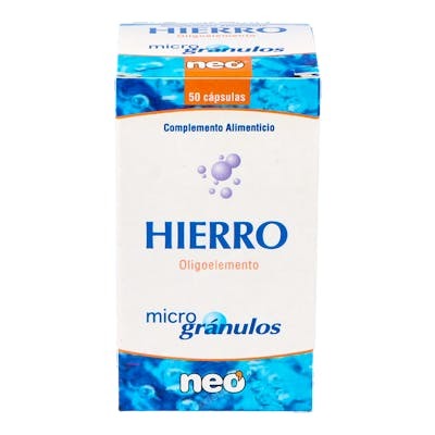 NEO HIERRO microgranulos 50cap.