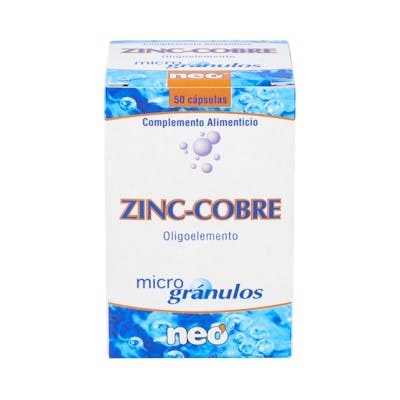 NEO ZINC-COBRE microgranulos NEO 50cap.