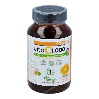 PINISAN VITAMINA C 1000mg BIOFLAVONOIDES 90cap.