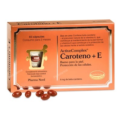 PHARMA NORD ACTIVECOMPLEX CAROTENO+E 60COMPRIMIDOS