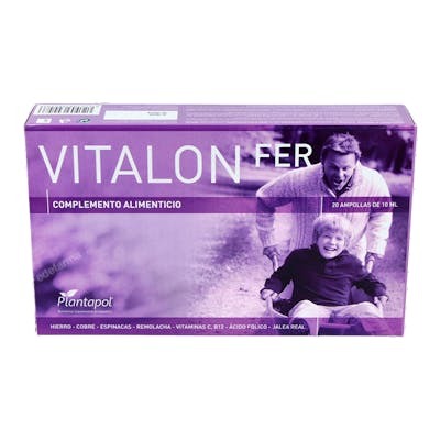 PLANTAPOL VITALON FER (JREAL+HIERRO+OLIGOELEMENTOS) 20AMPOLLAS