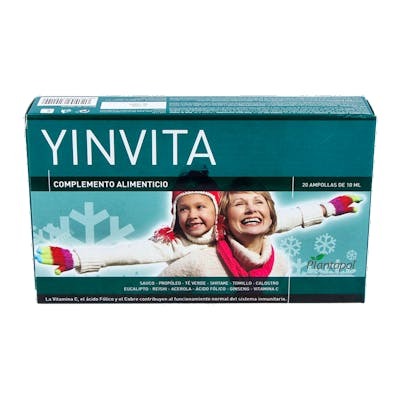 PLANTAPOL YINVITA (ginseng+shitake+eleutero.) 20amp.