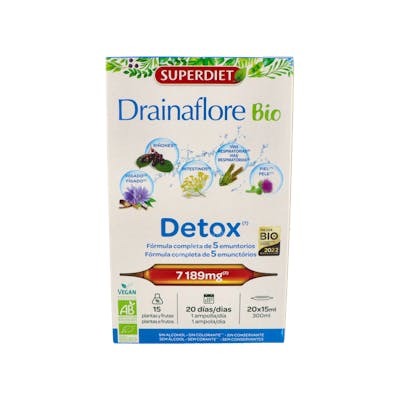 SUPERDIET DRAINAFLORE 20 AMP