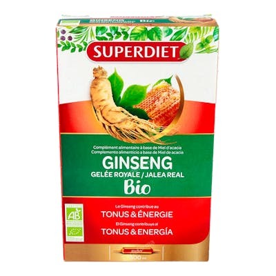 SUPERDIET GINSENG+JALEA REAL BIO 20AMPOLLAS