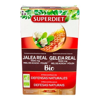 SUPERDIET JALEA REAL FRESCA 1500mg. 20amp.
