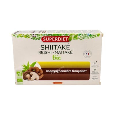 SUPERDIET SHITAKE-MAITAKE-REISHI BIO 20amp.