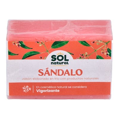 SOLNATURAL JABON EN PASTILLA  de sandalo calmante 100gr.