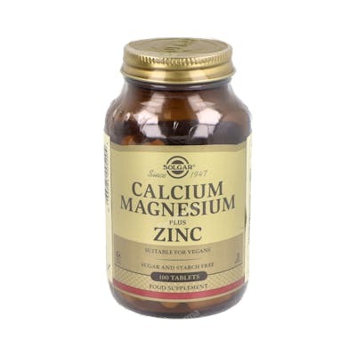 SOLGAR CALCIO MAGNESIO PLUS ZINC 100COMPRIMIDOS