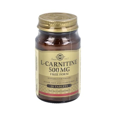 SOLGAR L-CARNITINA 500MG 30COMPRIMIDOS