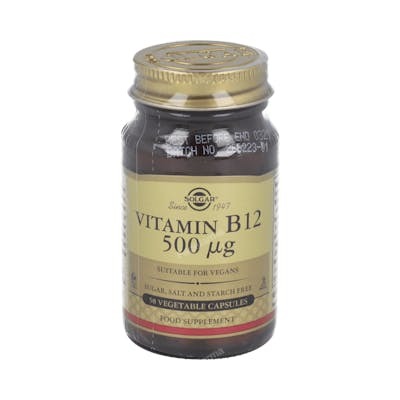 SOLGAR VITAMINA B12 (cianocobalamina) 500mcg 50cap