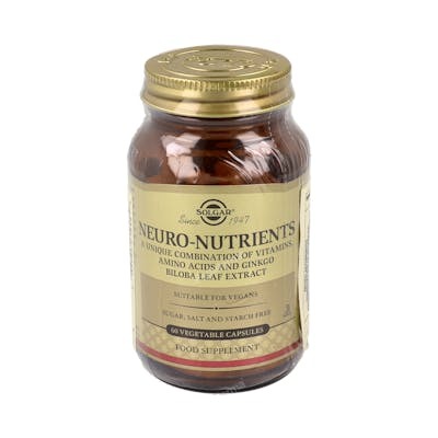 SOLGAR NEURO NUTRIENTS 60VEGICAPSULAS