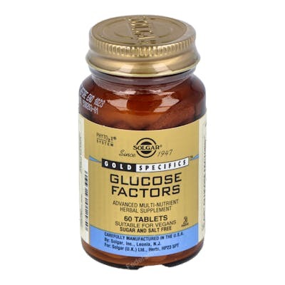 SOLGAR GS GLUCOSE FACTORS 60comp.