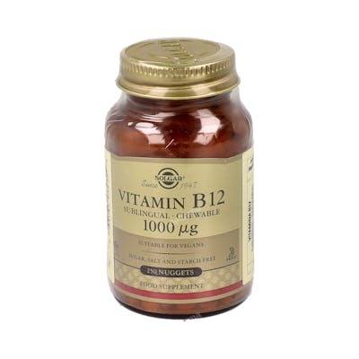 SOLGAR VITAMINA B12 CIANOCOBALAMINA 1000MCG 250COMPRIMIDOSMAST