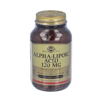 SOLGAR ACIDO ALFA LIPOICO 120MG 60VEGICAPSULAS