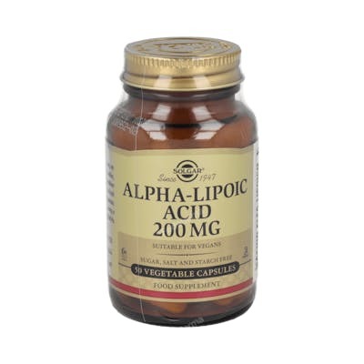 SOLGAR ACIDO ALFA LIPOICO 200MG 50VEGICAPSULAS