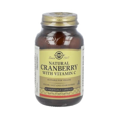 SOLGAR ARANDANO ROJO con vitamina C 60vegicaps