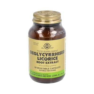 SOLGAR REGALIZ DESGLICIRRIZADO-RAIZ-(LICORICE) 60V