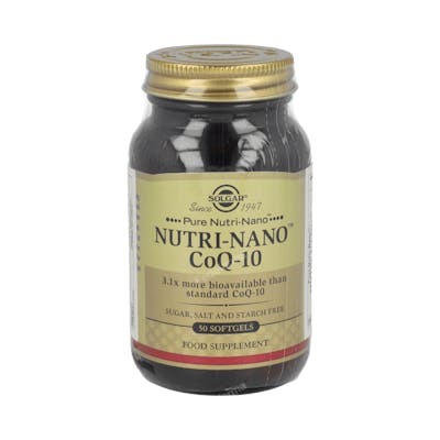 SOLGAR NUTRI-NANO COENZIMA Q10 3.1x 50cap.