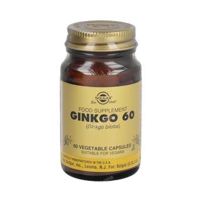 SOLGAR GINKGO 60 60cap.veg.