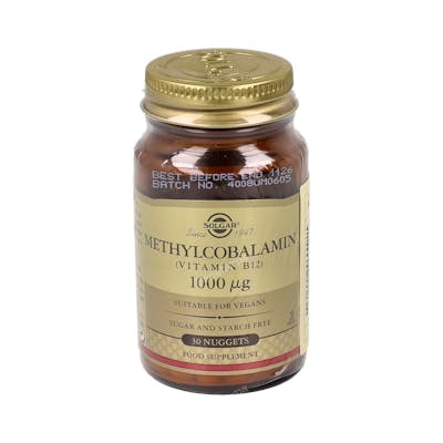 SOLGAR METILCOBALAMINA (VIT. B12 1000mcg.) 30comp.mastic.