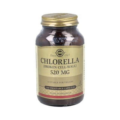 SOLGAR CHLORELLA (DE PARED CELULAR ROTA) 100VEGICAPSULAS