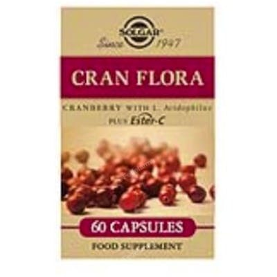 SOLGAR CRAN FLORA (ARANDROJO CON PROBIOTY ESTER-C) 60CA