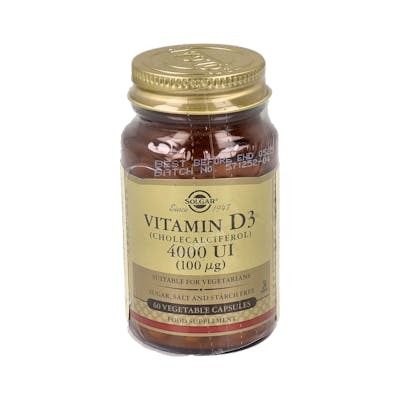 SOLGAR VITAMINA D3 4000ui (100mcg) 60cap.veg.