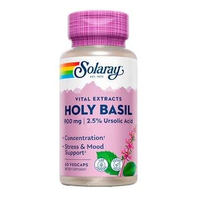 SOLARAY HOLY BASIL 450mg. 60cap.