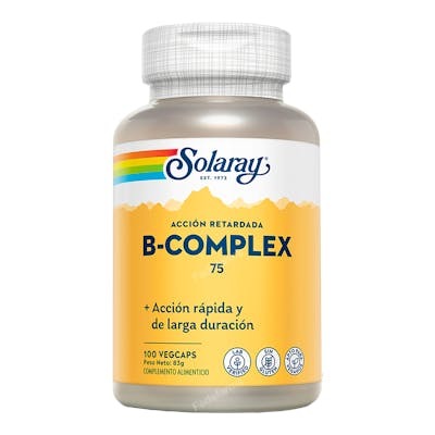 SOLARAY B COMPLEX ACCION RETARDADA 75 mg. 100cap.