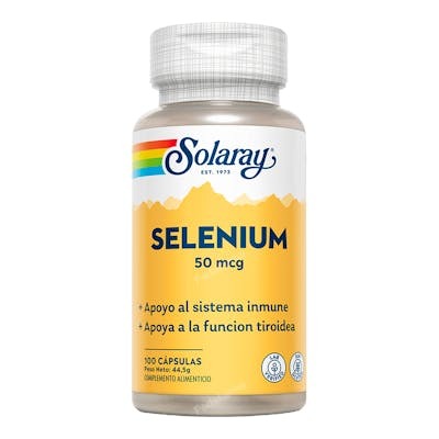 SOLARAY SELENIUM 50mcg. 100cap.