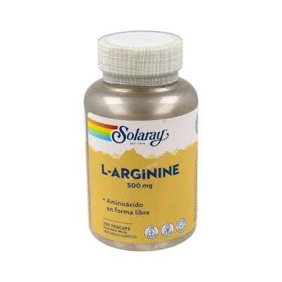 SOLARAY L-ARGININE 500MG 100CAPSULAS