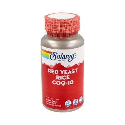 SOLARAY RED YEAST RICE PLUS Q10 60CAPSULAS