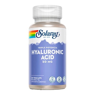 SOLARAY HYALURONIC ACID 60MG 30CAPSULAS
