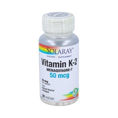 SOLARAY K2 MENAQUINONE7 30CAPSULAS