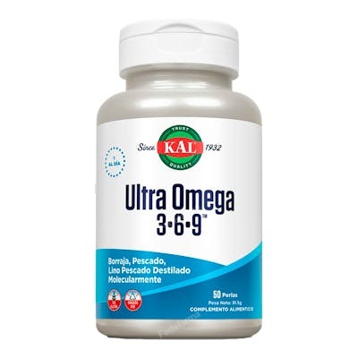 KAL ULTRA OMEGA 3 6 9 50PERLAS