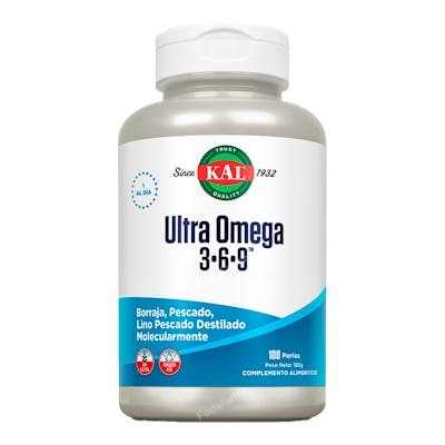 KAL ULTRA OMEGA 3 6 9 100perlas