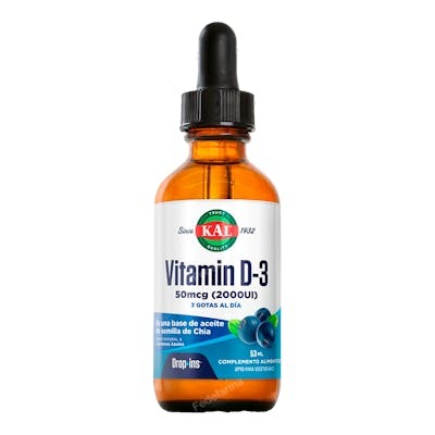 KAL VITAMINA D3 gotas 53ml.