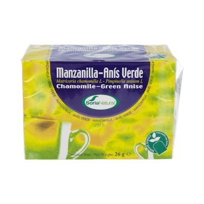 SORIA NATURAL INF.MANZANILLA ANIS VERDE 20uni