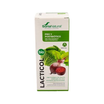 SORIA NATURAL LACTICOL ecologico jugo de chucrut 200ml